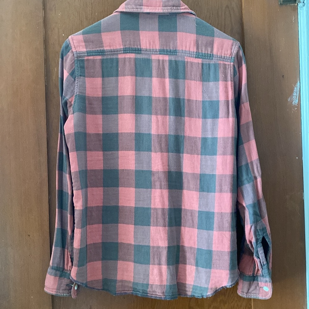 Faherty Reversible Button Down. Women’s Small. Pl… - image 5